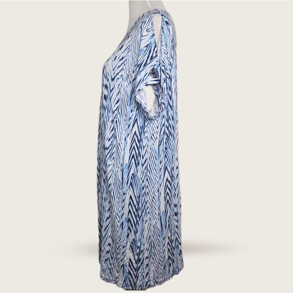 Calvin Klein Cold Shoulder Dress Sz Large - Picture 2 of 8